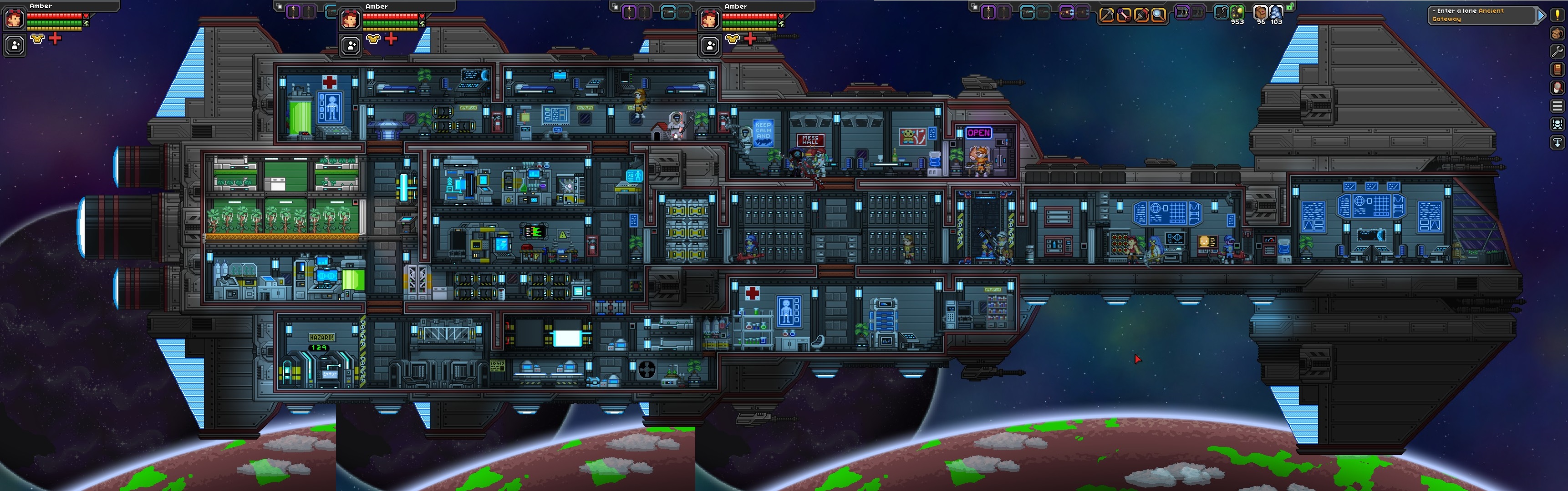 how tupgrade ship starbound
